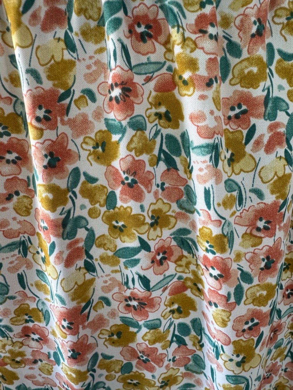 Hayden Los Angeles Floral Square-Neck Puff Sleeve Dress Women’s Size Small - Picture 5 of 12